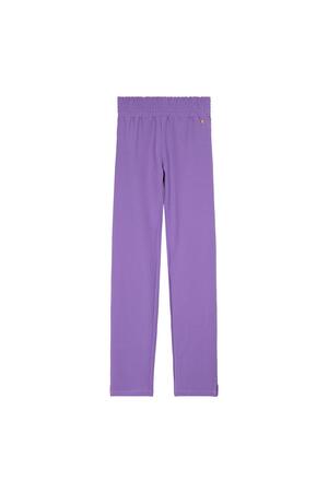 Pantalon coupe slim Violet M h5 