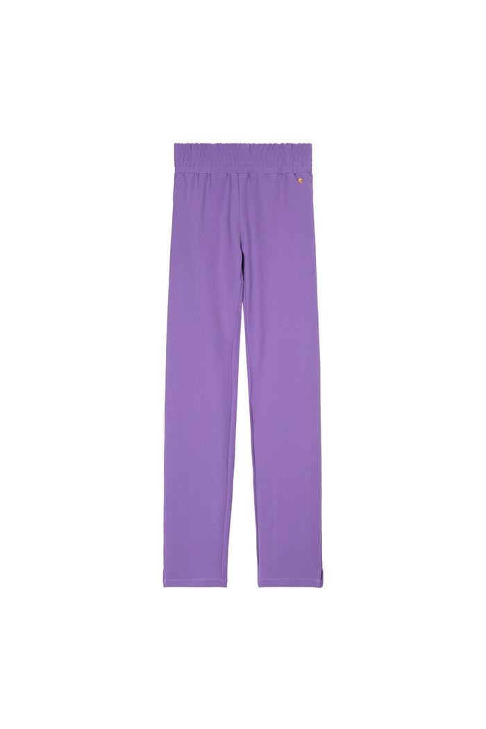 Pantalon coupe slim Violet S 