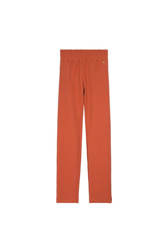 Pantalones ajustados Naranja L 
