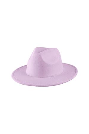 Fedora hoed Lila Polyester h5 