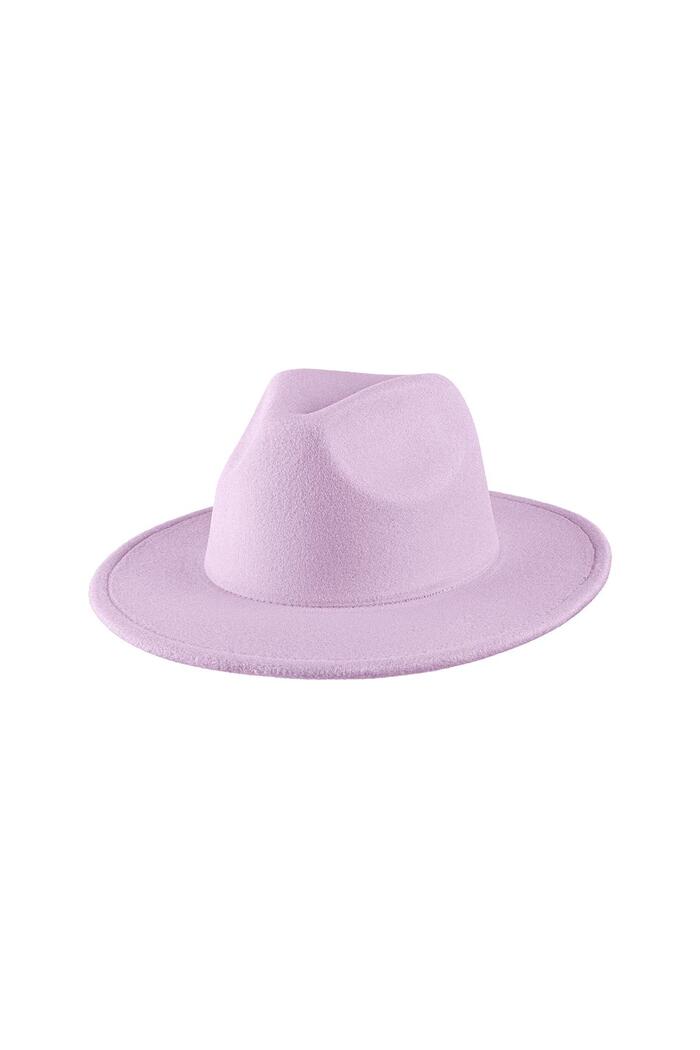 Fedora hoed Lila Polyester 
