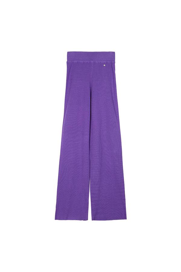 wide leg pants Purple M