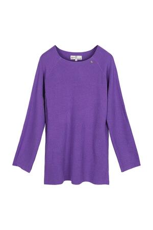 Maglione pullover Purple S h5 