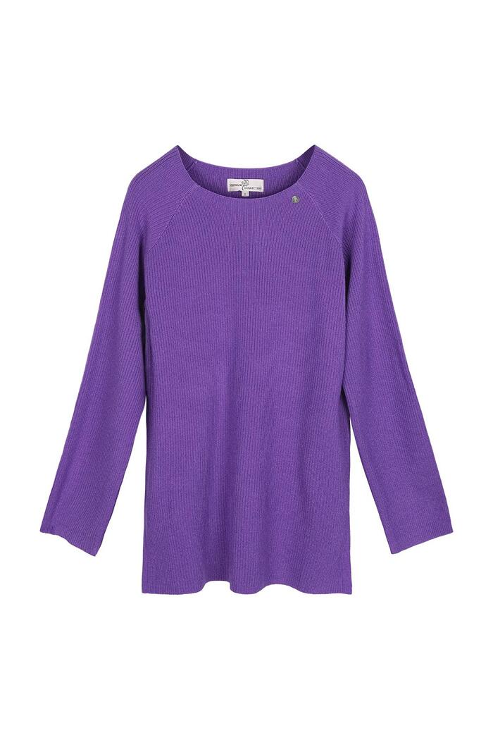 Un sweatshirt pullover Violet S 