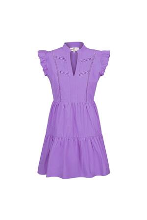 Ruffle dress Purple L h5 