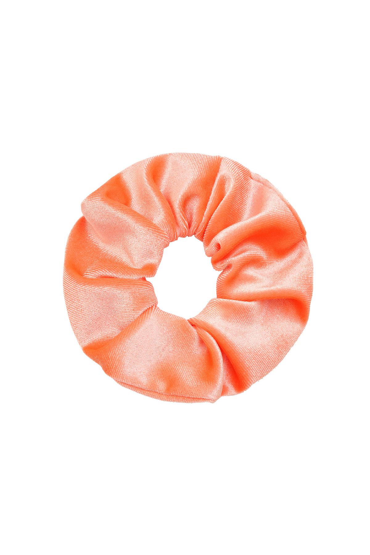 Scrunchie Tatlı Kadife Orange Polyester