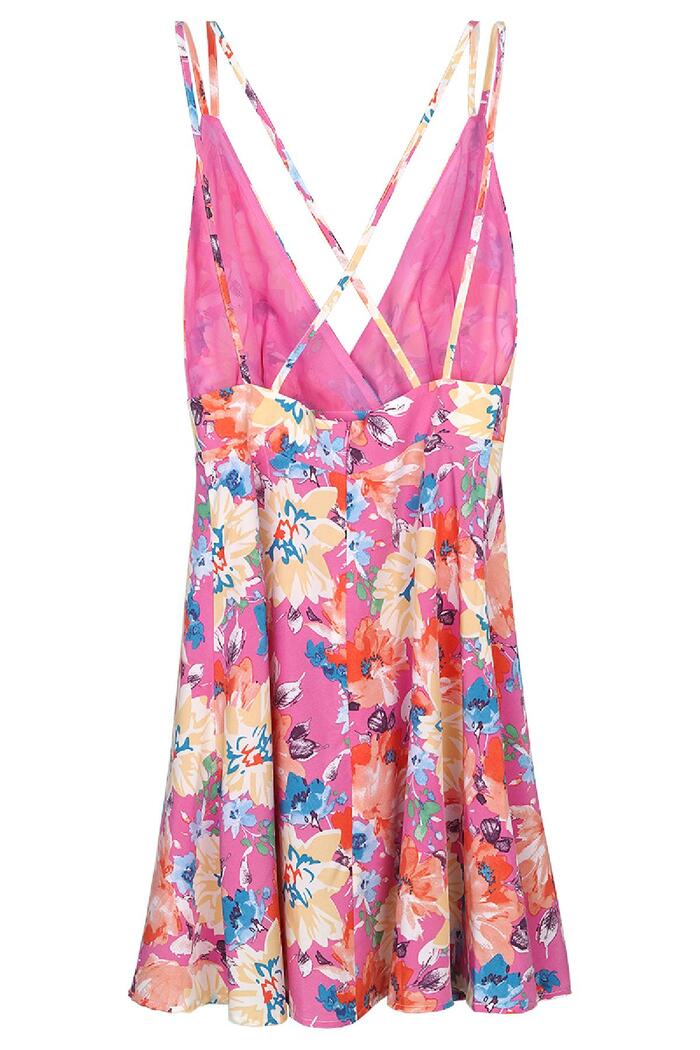 Robe d'été à fleurs Rose Multicouleur XS Image5