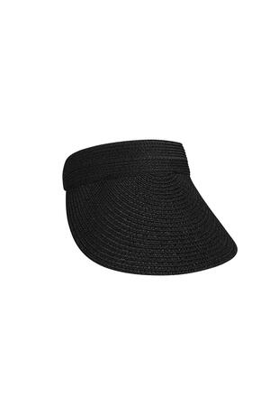 Cappello parasole in paglia Black Paper h5 