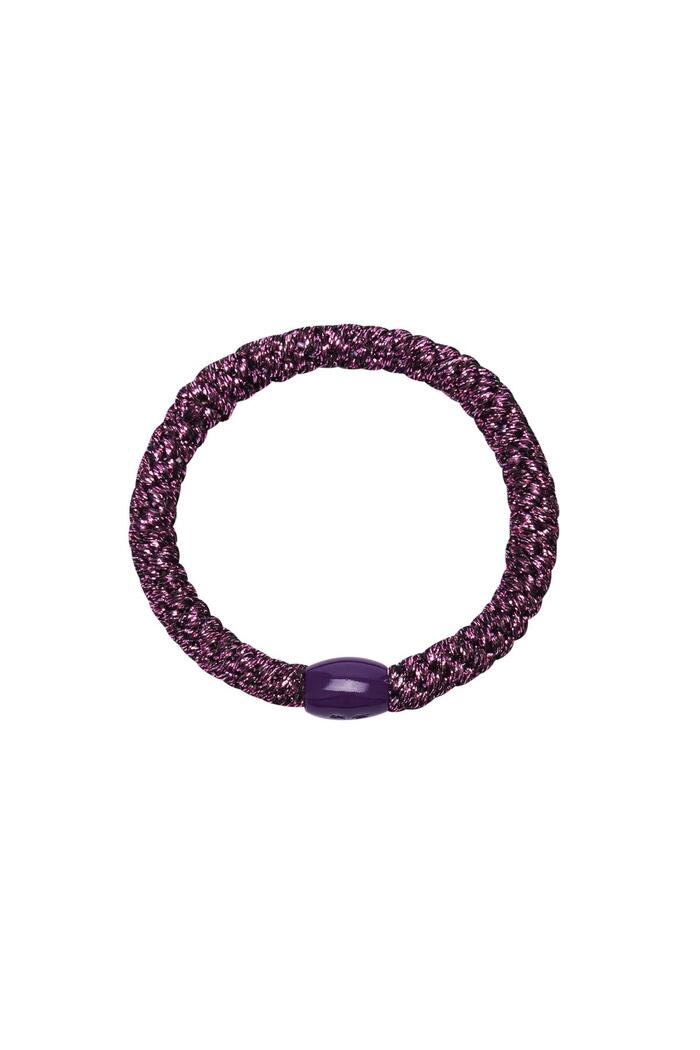 Confezione da 5 fiocchi per capelli Purple Polyester 