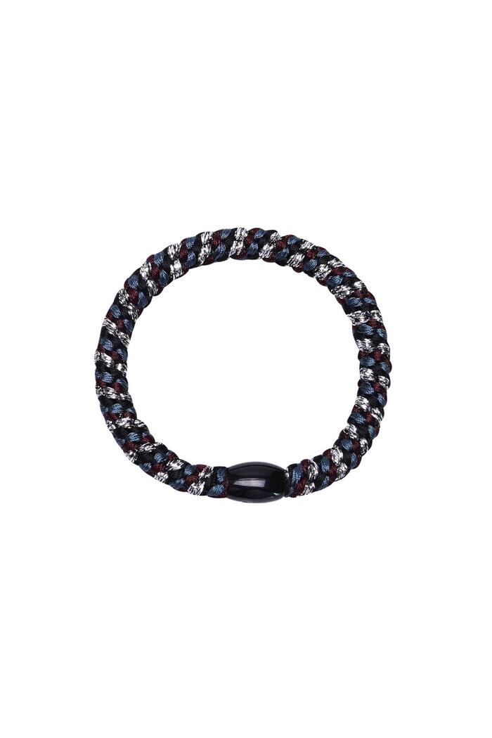 Lot de 5 bracelets élastiques à cheveux Cobalt Polyester 