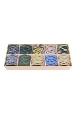 Hair tie bracelets Multi Polyester h5 