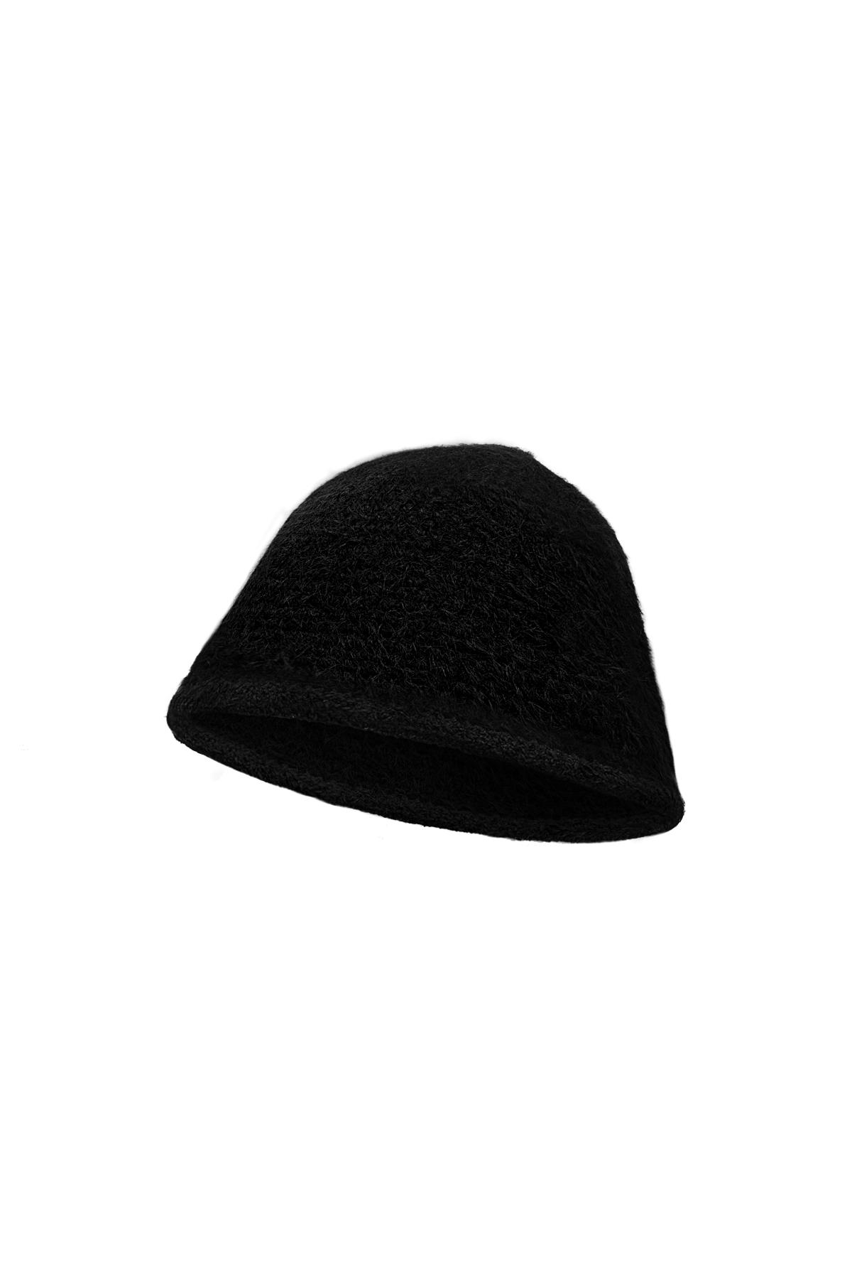 Balıkçı şapkası temel Black Polyester