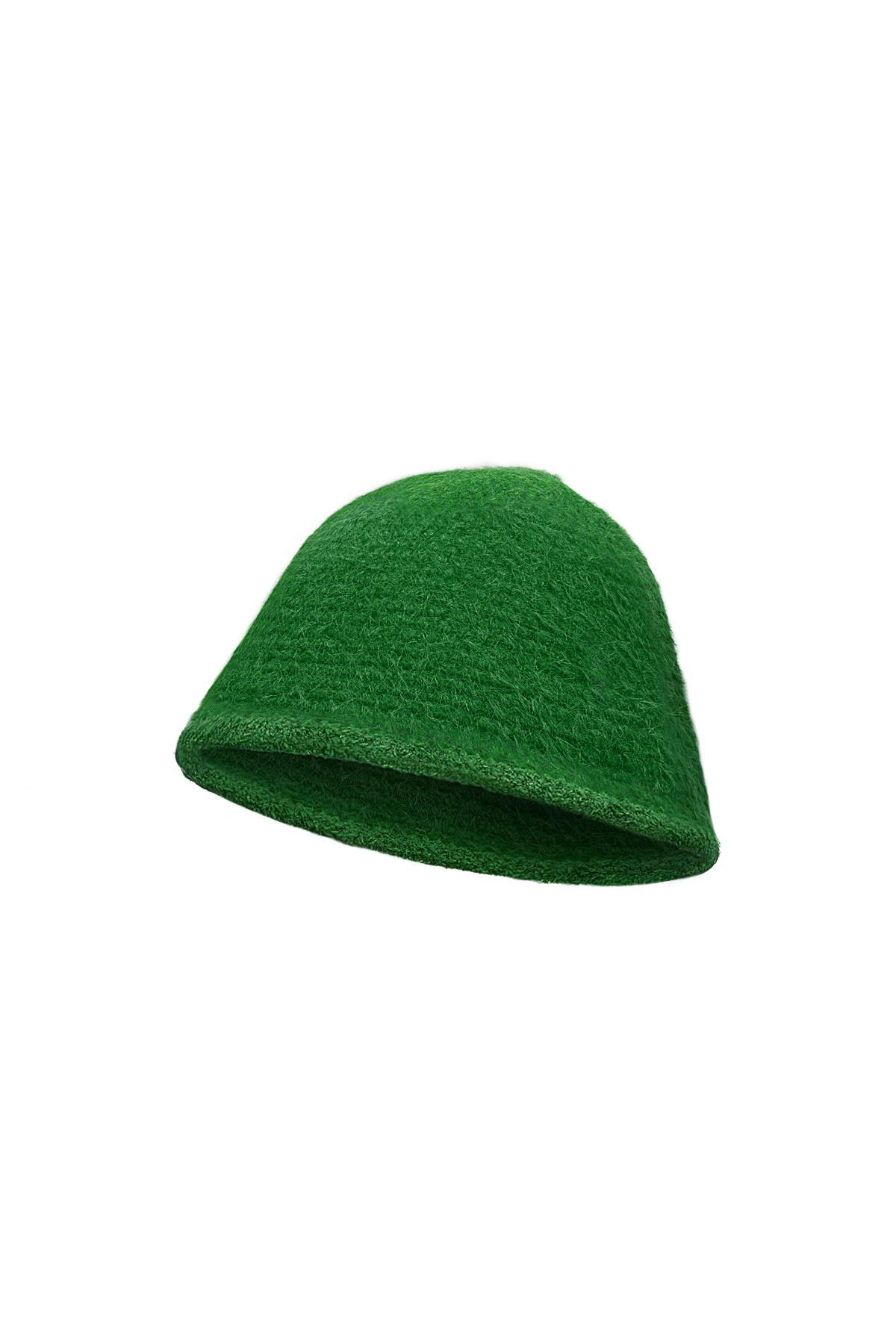 Fisherman's hat basic Green Polyester 