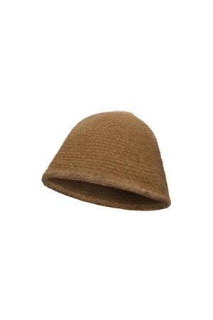 Balıkçı şapkası temel Camel Polyester h5 