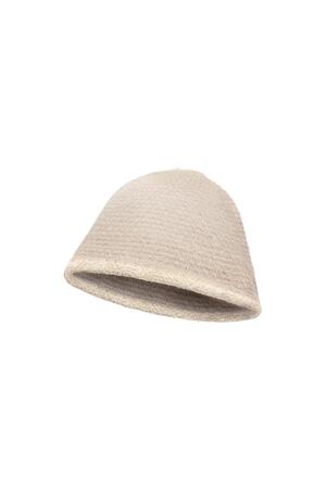 Fisherman's hat basic Off-white Polyester h5 