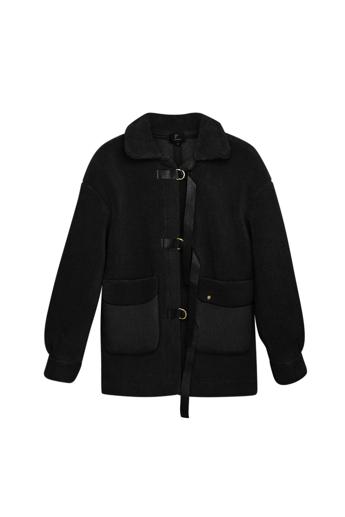 Teddy coat - Black L