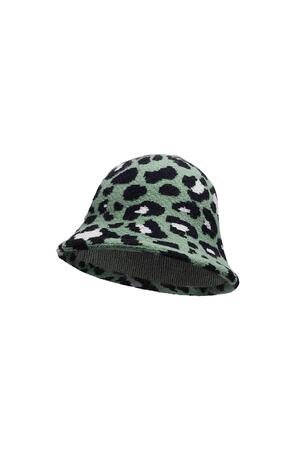 Hayvan desenli kova şapka Mint Acrylic h5 