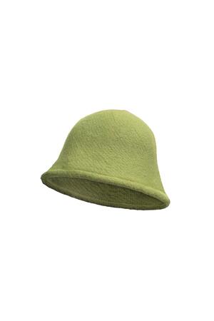 Bucket hat solid color Green Acrylic h5 