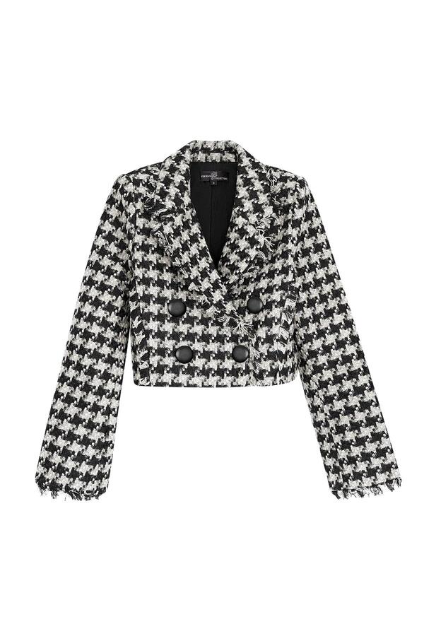 Pied-de-poule jacket - Holiday essentials Black & White L