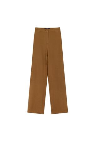 Basic trousers - Holiday essentials Beige M h5 