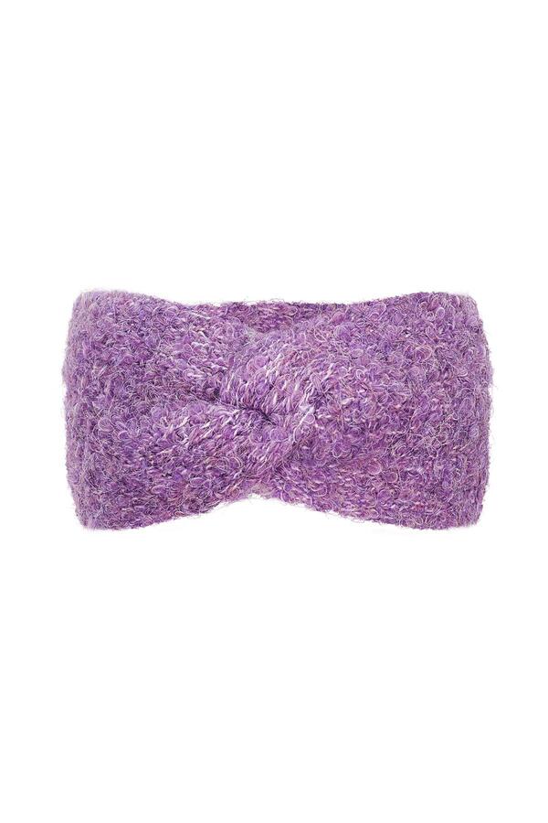 Winter headband Lilac Polyester