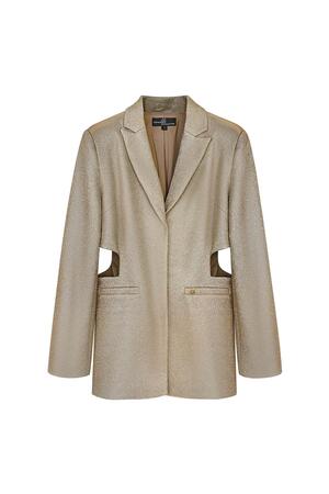 Blazer cut out - Holiday essentials Gold S h5 