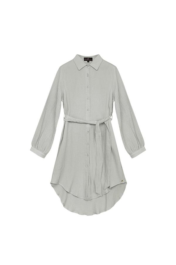 Basic dress with buttons Grey L