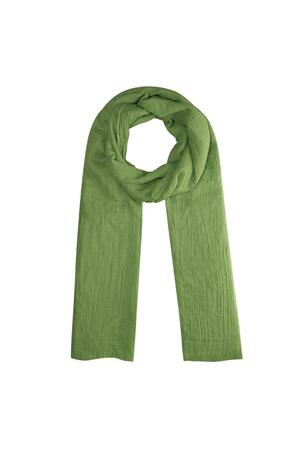 Scarf with structure Olive Polyester h5 