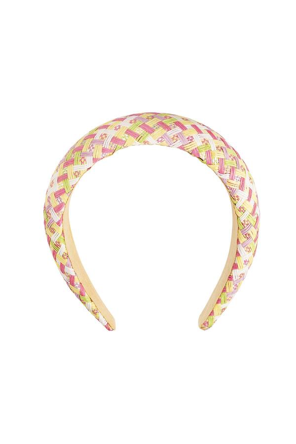 Hair band multi-colored Fabric