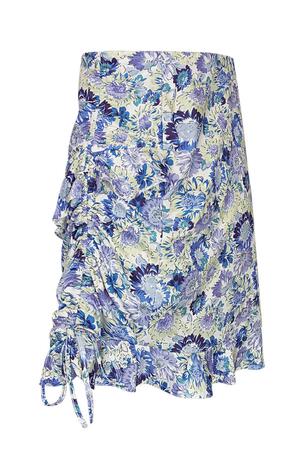 Top floral print - blue S h5 Picture7