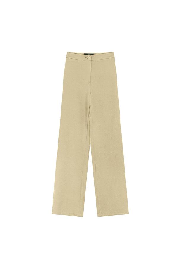 Basic plain trousers Beige L