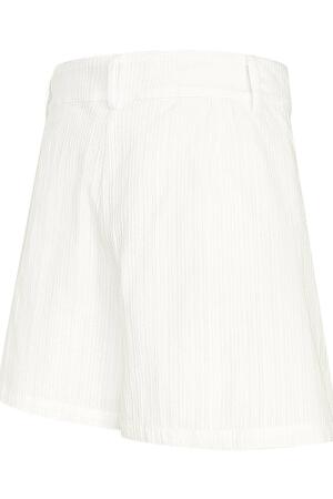 Dettaglio bottone shorts - bianco White M h5 Immagine6