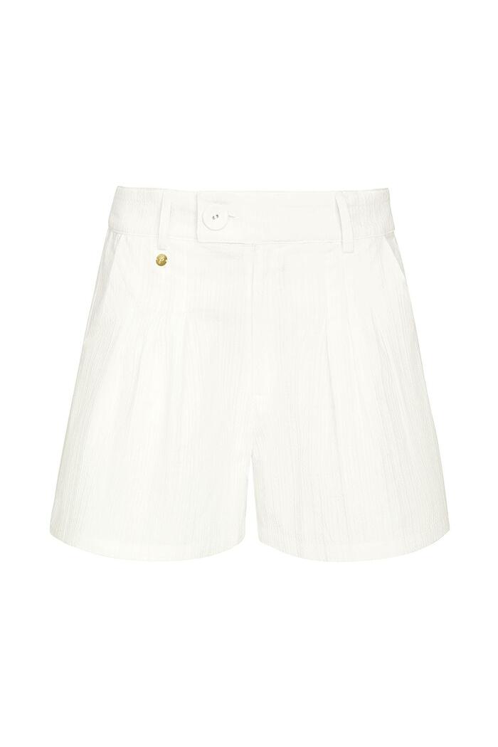 Dettaglio bottone shorts - bianco White M 