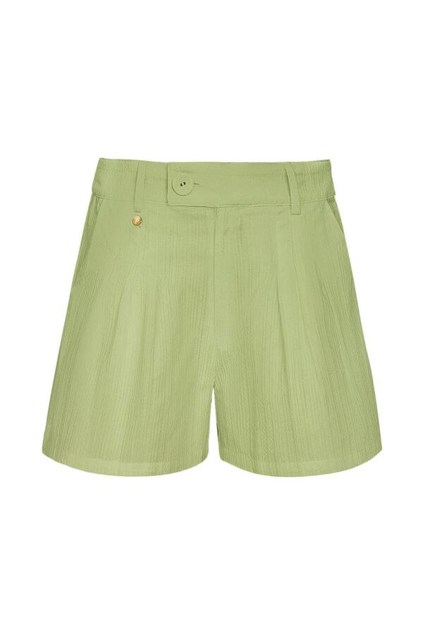 Shorts button detail - green L