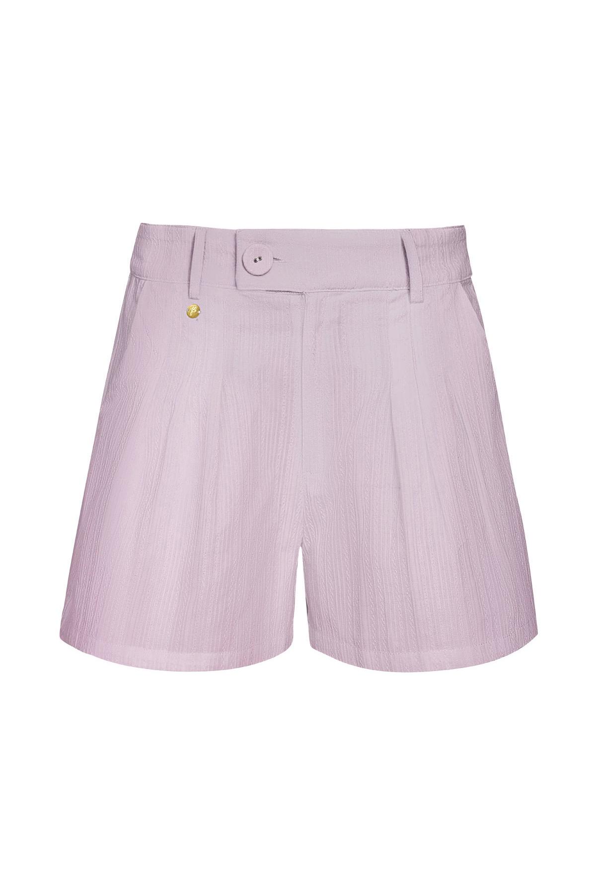 Dettaglio bottoni pantaloncini - lilla Lilac S h5 