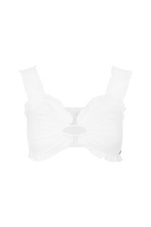 Crop top cut out - white S h5 