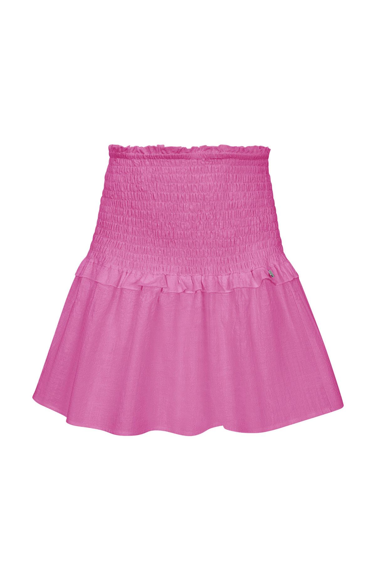 Skirt smock detail - pink M 