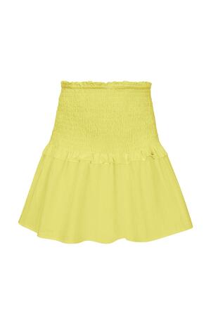 Detalle falda evasé - amarillo L h5 