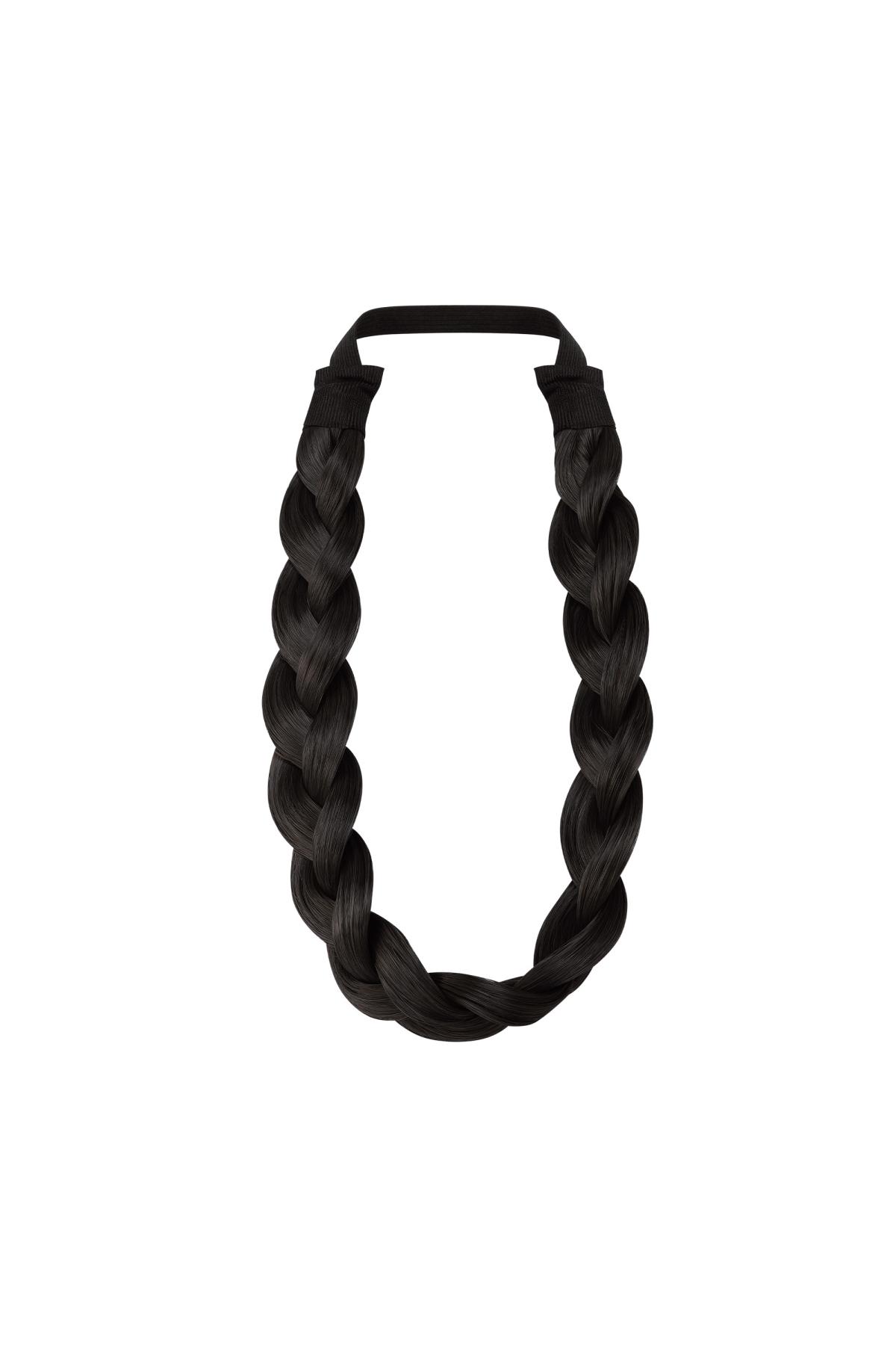 Hair braid Brown Polyester 