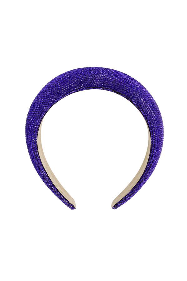 Haarband glitter - donkerblauw