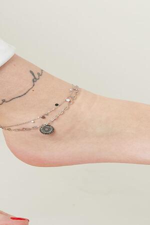 Anklet Chasing The Sun Plata Acero inoxidable h5 Imagen2