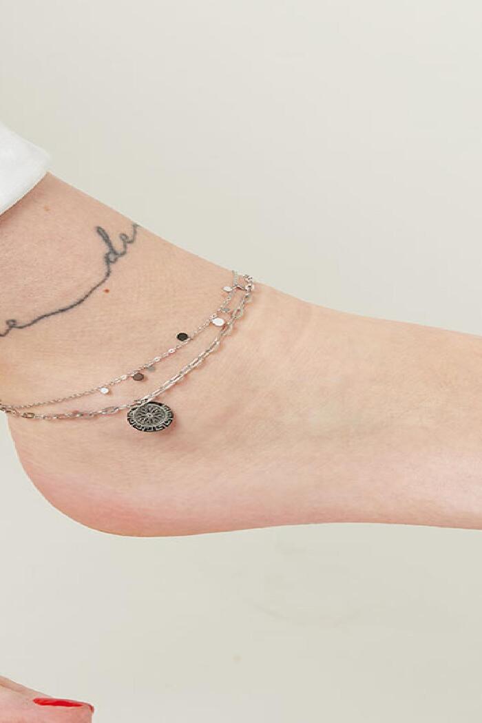 Anklet Chasing The Sun Plata Acero inoxidable Imagen2
