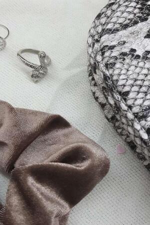 Scrunchie Sweet Velvet Violet Polyester h5 Image6