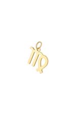 Gold / Charm Zodiac Virgo Gold Stainless Steel Picture16