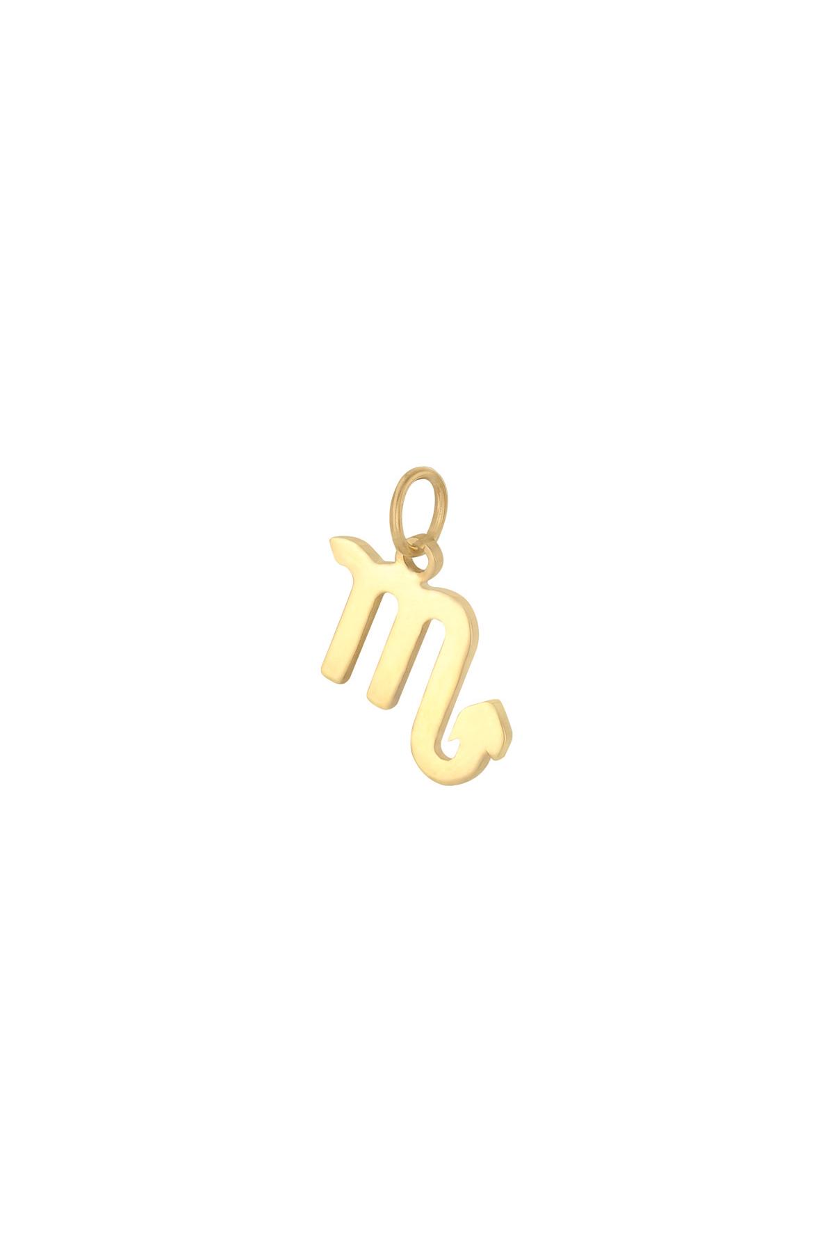 Gold / Charm Zodiac Scorpio Gold Stainless Steel Picture13