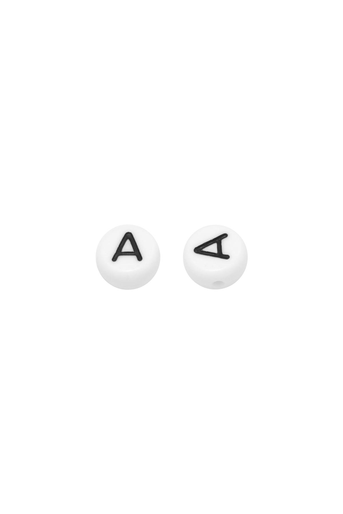 DIY Flat Beads Letter A - 7MM