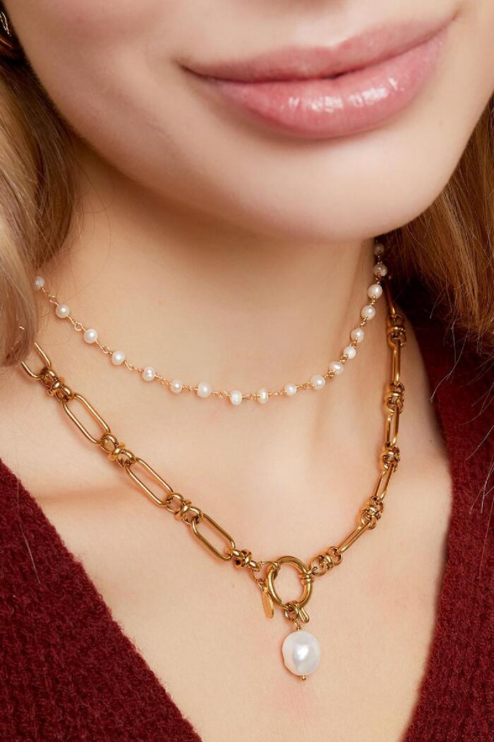 DIY çekicilik inci Silver Pearls Resim2