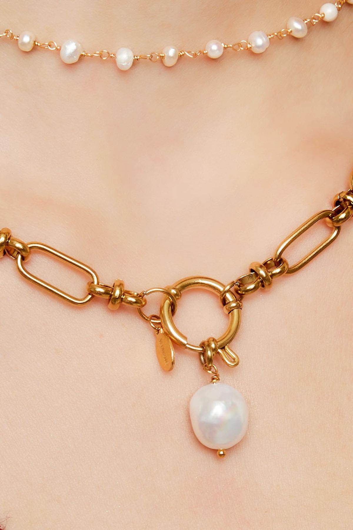 DIY çekicilik inci Gold Pearls Resim3