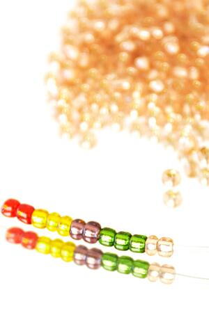 DIY-Perlen farbig - 3,5 mm Grün Glas h5 Bild2