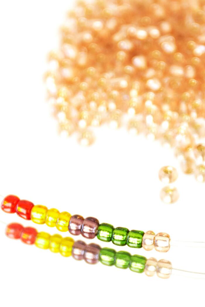 DIY Perles Colorées - 3.5MM Vert Glass Image2